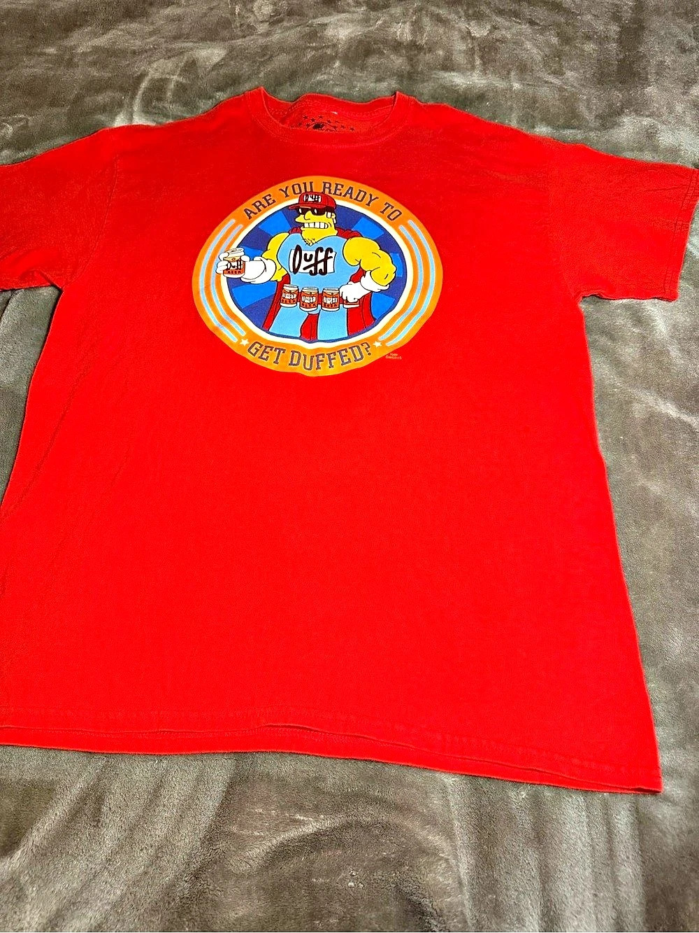 Universal Studios The Simpsons Duff Beer Are You Ready To Get Duffed T-Shirt Get